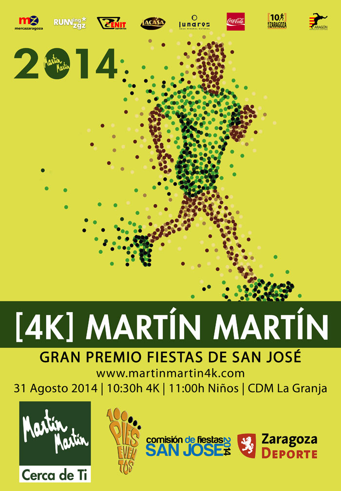 Cartel II CARRERA POPULAR MARTIN MARTIN 4K - FIESTAS DE SAN JOSÉ